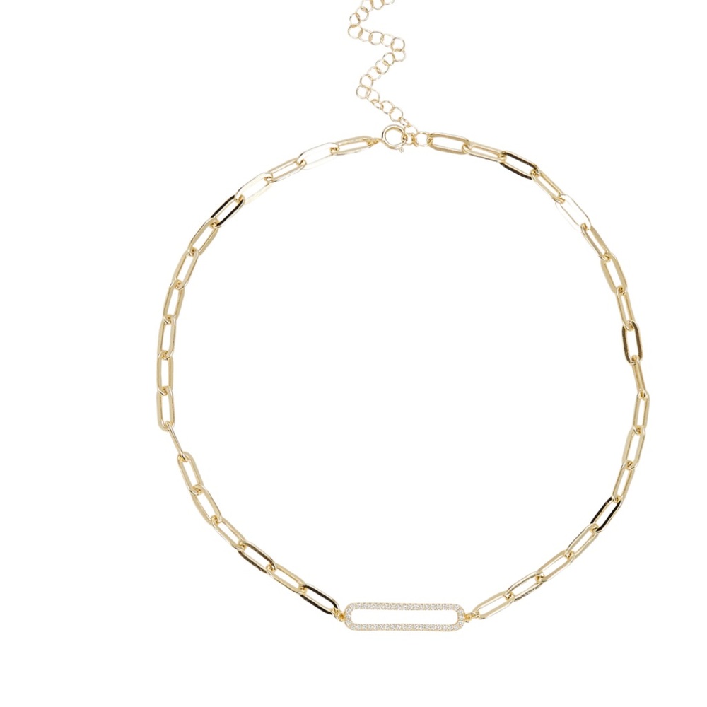 Jordan Road Jewelry
Camilla Crystal Oval Chain Necklace